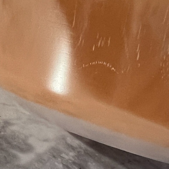 Fire King Peach Lustreware Oven Ware 5" Soup Bowl - Picture 4 of 4